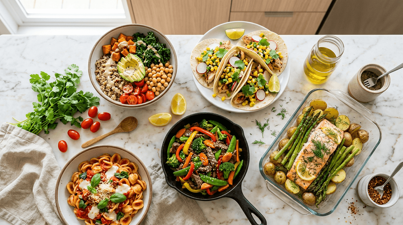 How to Stop Eating the Same 5 Meals Every Week