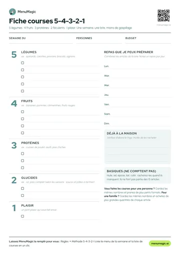 Fiche courses 5-4-3-2-1